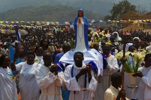 Apresentação da festividade de Nossa Senhora de Kibeho
