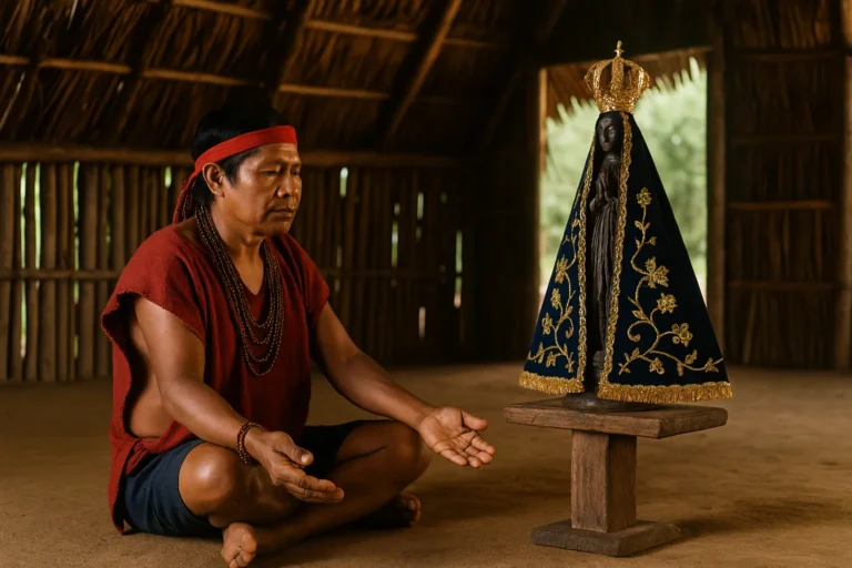 Exploração de espaços sagrados em comunidades indígenas e a fusão entre espiritualidade e cultura ancestral