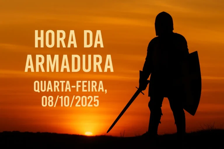 Hora da Armadura – Quarta-feira, 08/10/2025