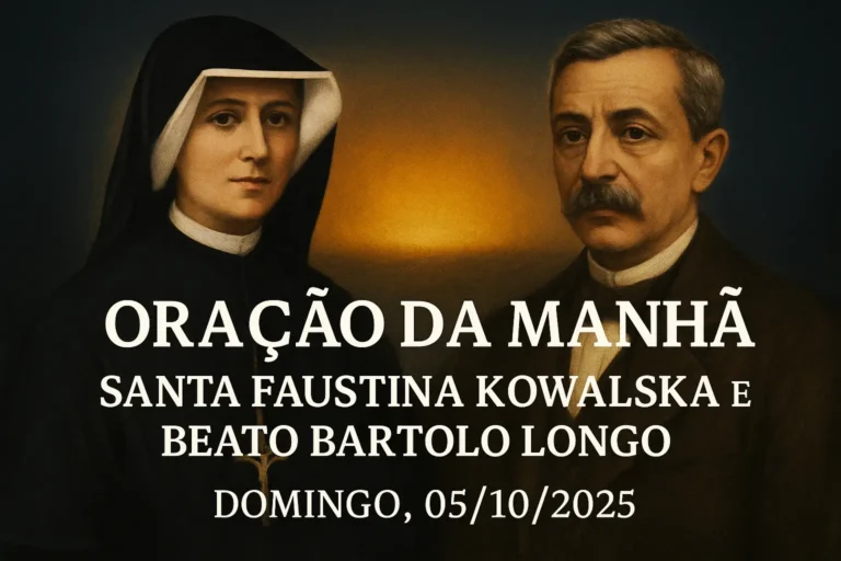 Oração da Manhã – Domingo, 05/10/2025